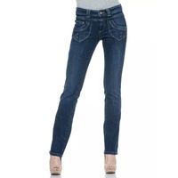 Ungaro Fever Women's Blue Cotton Jeans & Pant