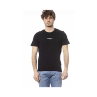 Ungaro Sport Men's Sleek Black Cotton Crew Neck T-Shirt
