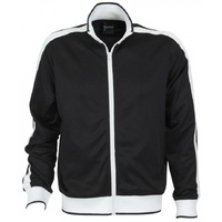 Identitee Mens Varsity Track Top Jacket Tracksuit Warm Winter Jumper Long Sleeve