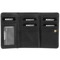 Morrissey RFID Womens Leather Wallet Coin Clutch Purse Organiser
