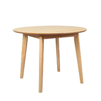 Dining Table Round Rubberwood Base