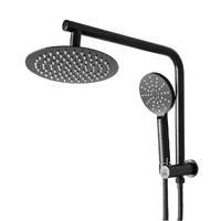 Shower Head High Pressure Set Rain Round