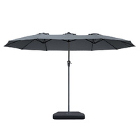 Centra 4M Double-sided Patio Umbrella Outdoor Umbrella Base Stand