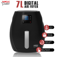 Kitchen Couture 7L Digital Air Fryer Black