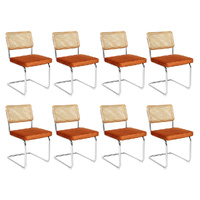 8xRattan Chair Dining Chairs