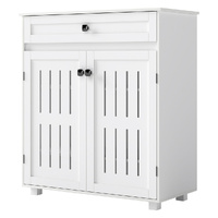 Shoe Cabinet Door Storage Rack Cupboard White