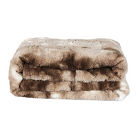 Dreamz Luxury Tie dyed Blanket Brown