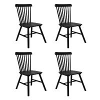 Dining Chairs Kitchen Winsor Black