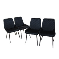 Dining Chairs Padded Seat Velvet