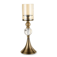 Glass Candle Holder Candle Stand Glass Metal with Candle Candle Holders Range 2