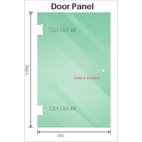 100 by 100cm Corner Frameless Shower Screen ‚Äö√Ñ√∂‚àö√ë‚àö¬®