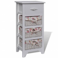 Erlumi Basket and Drawer Cabinet