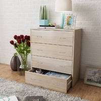 Sideboard with 4 Drawers 60x30.5x71 cm