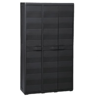 Garden Storage Cabinet Black