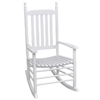 Rocking Chair with Curved Seat Wood