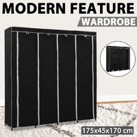 Henlaro Zip-Cover Compartment Wardrobe