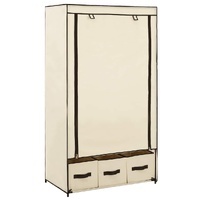 Mervilo Zip-Cover Fabric Wardrobe