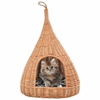 Waterdrop Willow Cat Hideaway with Cushion