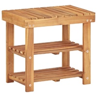 Shoe Rack Solid Acacia Wood