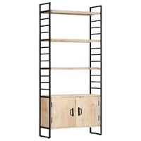 Celruni Door-and-Shelf Bookcase