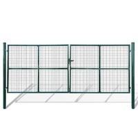 Powder-Coated Steel Mesh Garden Gate
