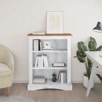 Noraven Rustic Pine Bookcase