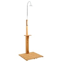 Oil-Finished Timber Outdoor Shower