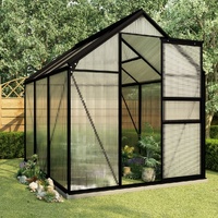 Greenhouse with Base Frame Anthracite Aluminium Aluminium Greenhouse