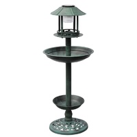 Bird Bath Feeder with Solar Light