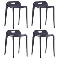 Envanel Lightweight Stackable Dining Stools