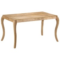 Kuvrisa Curved-Leg Mango Dining Table