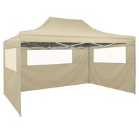 Professional Folding Party Tent with 3 Sidewalls 3 by 4 m Steel