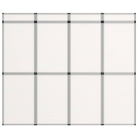 Folding Exhibition Display Wall White