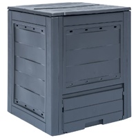 Garden Composter Grey 60 by 60 by 73 cm