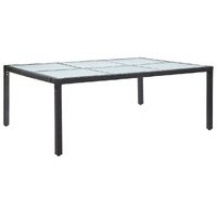 Outdoor Dining Table 200x150x74 cm Poly Rattan