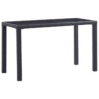 Garden Table 123x60x74 cm Poly Rattan