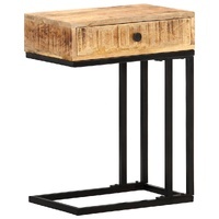 Lurvoma U-Shaped Drawer Side Table