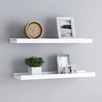 Picture Frame Ledge Shelves 2 pcs MDF