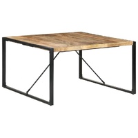 Dining Table 140 by 140 by 75 cm Solid Wood