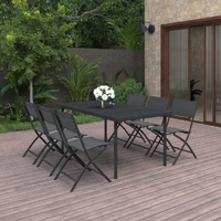 Outdoor Dining Set Steel