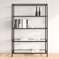 Console Table 100x36x168 cm Tempered Glass