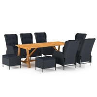 9 Piece Garden Dining Set