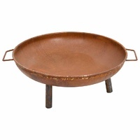 Twin-Handle Steel Fire Bowl