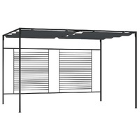 Retractable Canopy Iron Gazebo