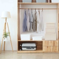 Handled Foldaway Fabric Storage Boxes
