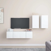 Kingston 4 Piece TV Cabinet Set Engineered Wood