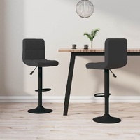 Falveras Velvet Gas-Lift Bar Stools