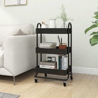 3-Tier Trolley 43 by 34 by 79 cm Steel