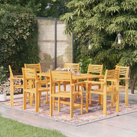 Girvulis Stackable Garden Dining Set