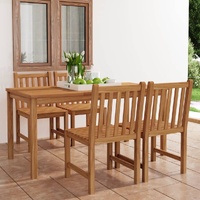 Garden Dining Set Solid Wood Teak